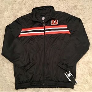 NFL Cincinnati Bengals Full-Zip Jacket L-NWT